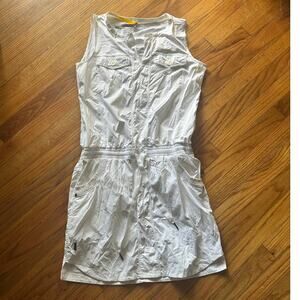 Lole White Sleeveless Tennis Dress — Mini | Size M